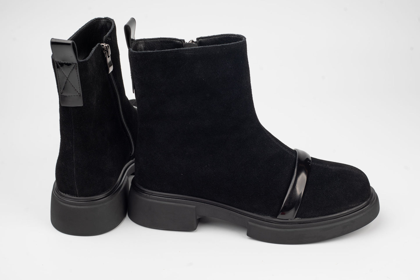 Women's boots made of genuine suede leather ANNA VIOTI 117 N vel