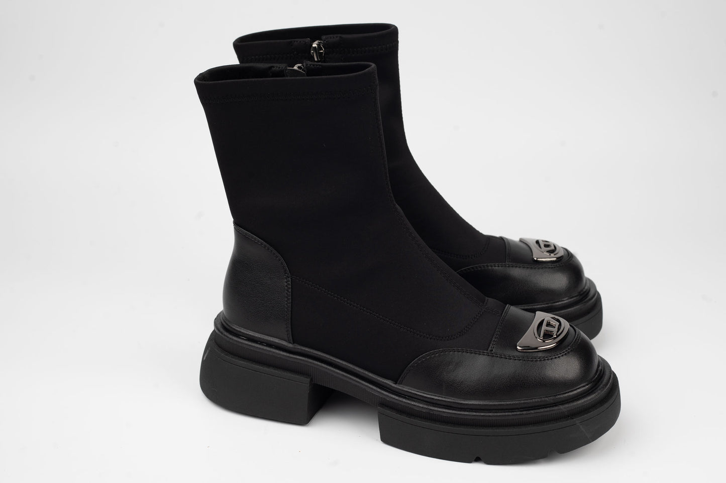 Women's boots natural leather + stretch ANNA VIOTI 10372 N