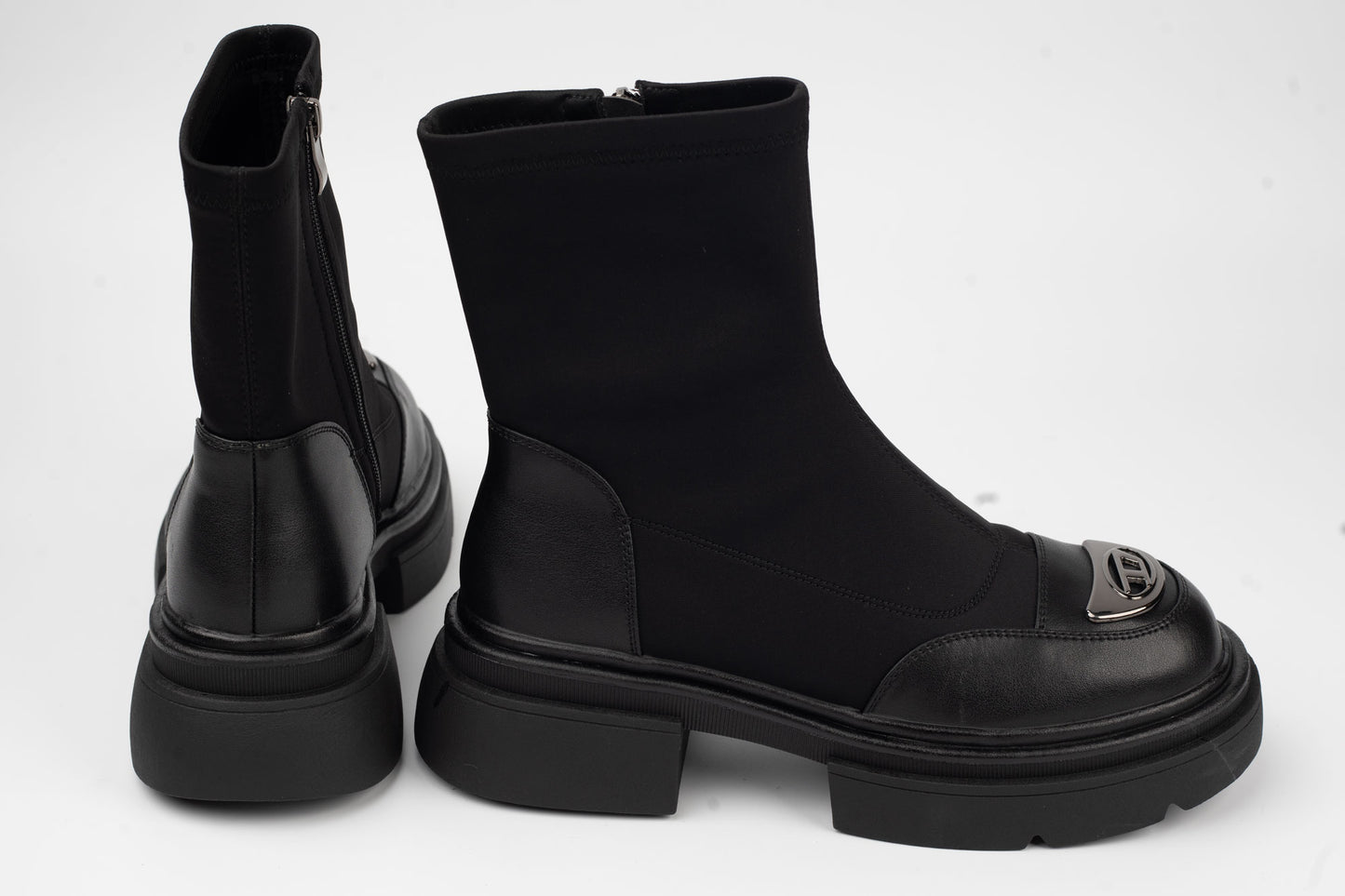 Women's boots natural leather + stretch ANNA VIOTI 10372 N