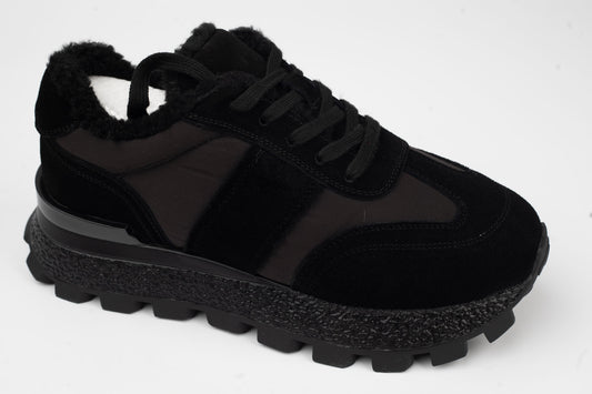 Women's suede sneakers ANNA VIOTI 10331 N