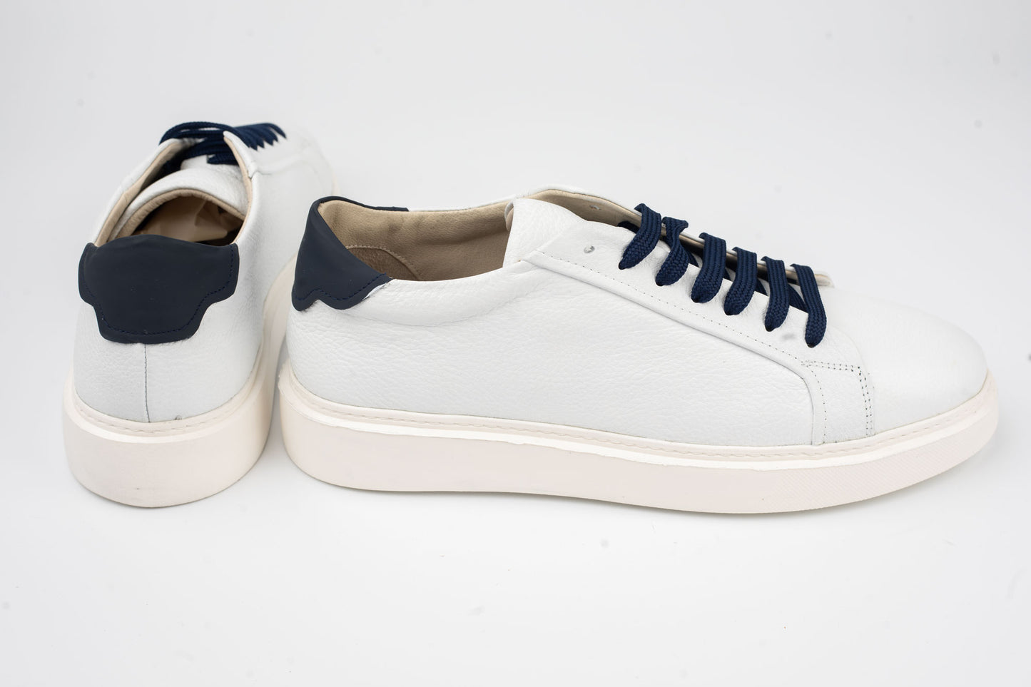 Men's genuine leather sports shoes RIDGE 4810 White