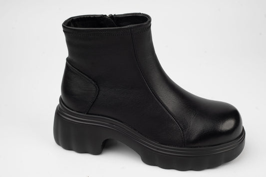 Women's genuine leather boots BELINER 8908 Black