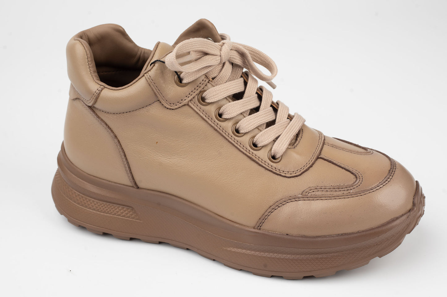 Women's genuine leather boots FRANCO GERARDO 81168 Apricot