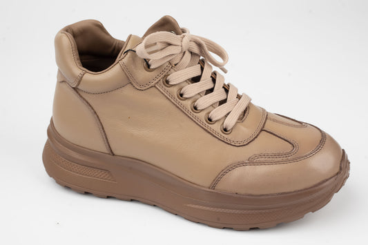 Women's genuine leather boots FRANCO GERARDO 81168 Apricot