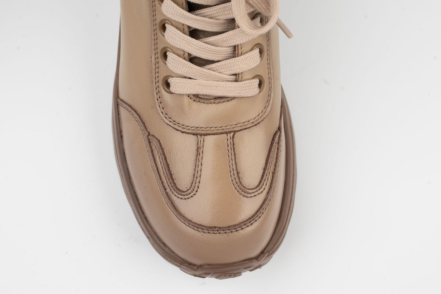 Women's genuine leather boots FRANCO GERARDO 81168 Apricot