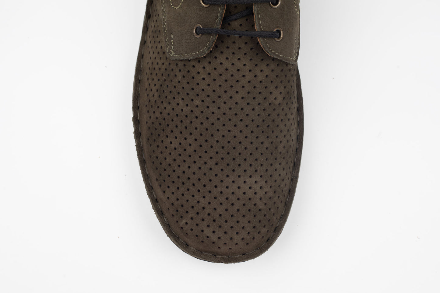 Pantofi bărbați piele naturală GORETTI 217 Khaki Nubuk