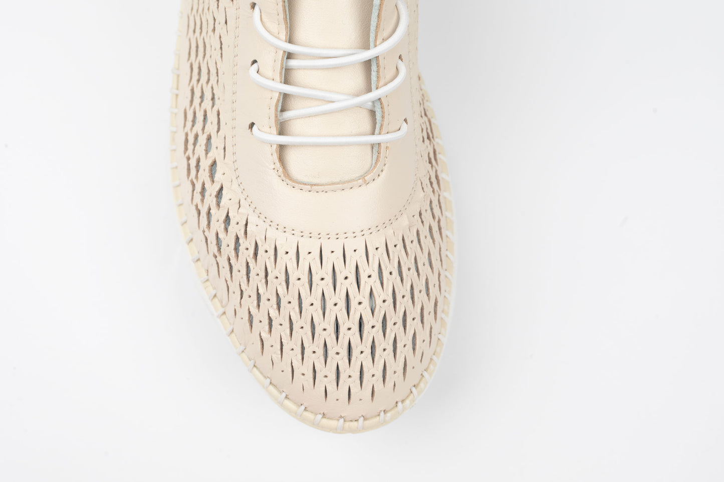 Pantofi dama casual piele naturala ANNA V 74-405 Bej