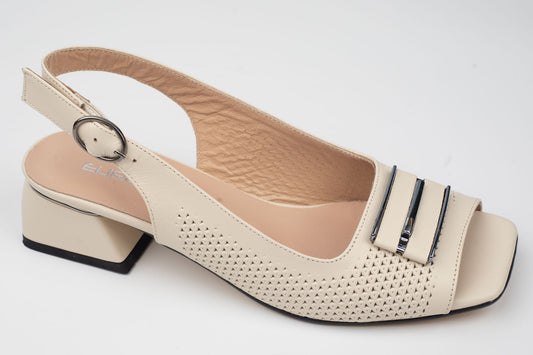 Sandale dama piele naturala LSD 434 Bej