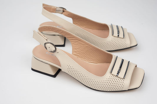 Sandale dama piele naturala LSD 434 Bej