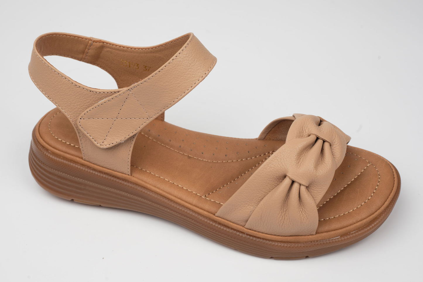 Sandale dama piele naturala FORMAZIONE 33193 Apricot