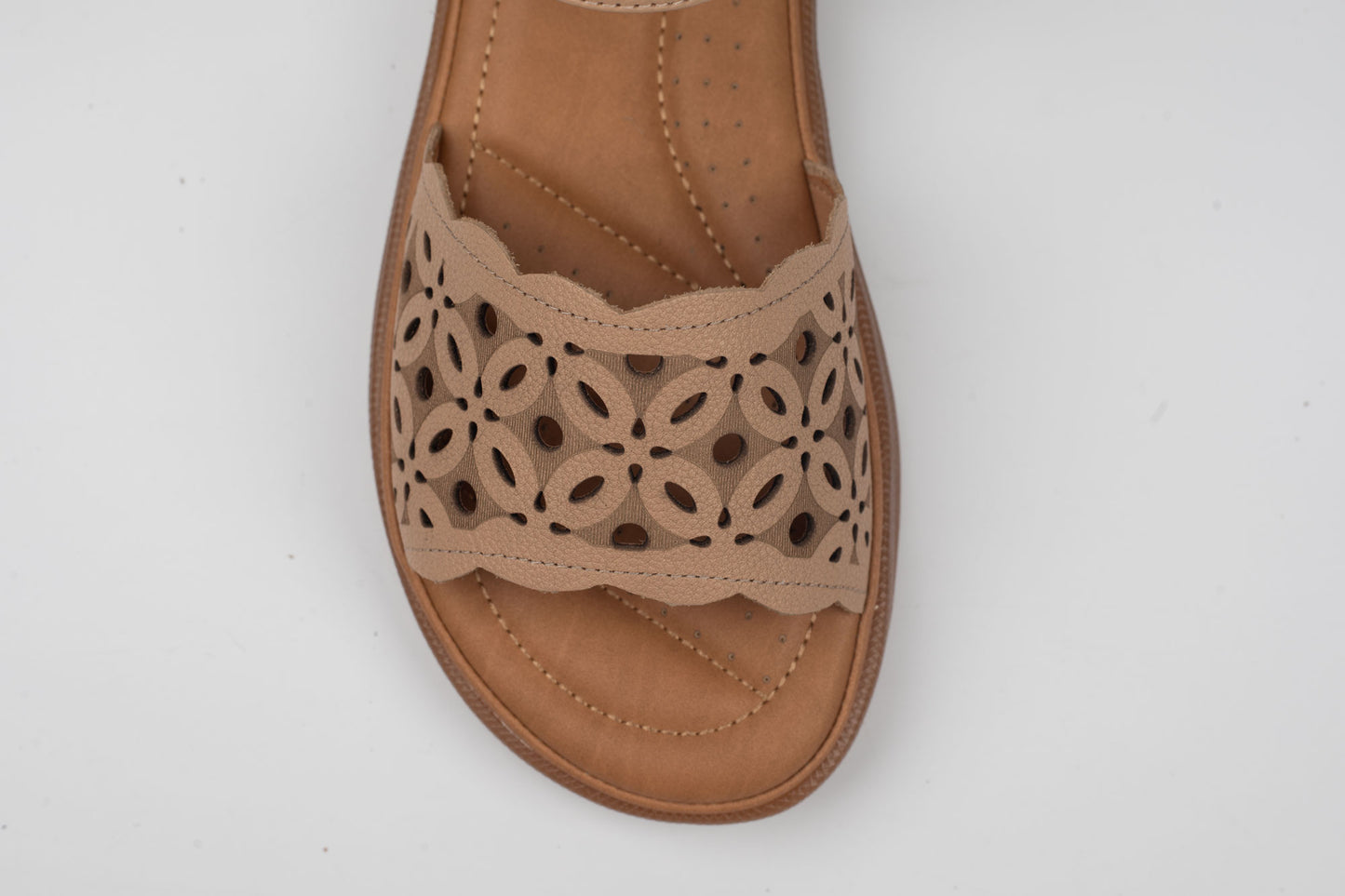 Sandale damă piele naturală FORMAZIONE 33177 Apricot