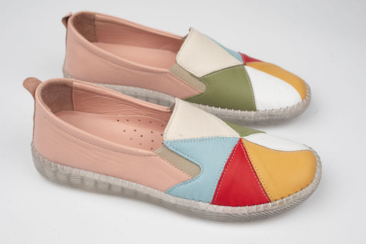 Pantofi damă piele naturală BIOFLEX 774 Roz color