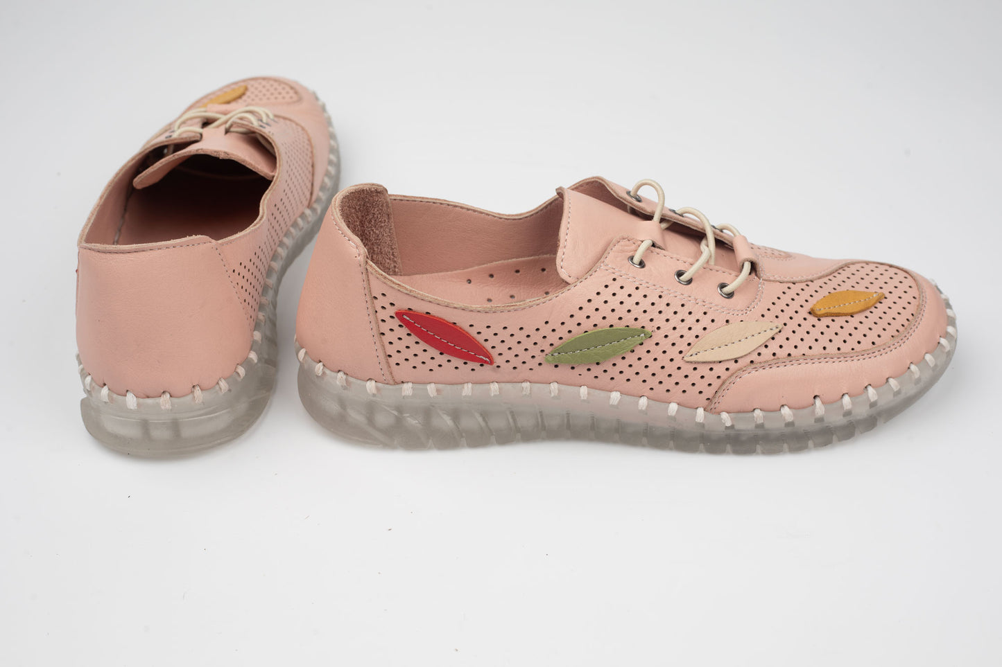 Pantofi damă piele naturală BIOFLEX 622 Roz