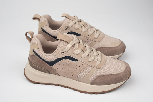 Adidași damă piele naturală BETINA 26-108 Bej  (36-41)