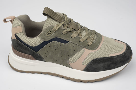 Adidași damă piele naturală BETINA 26-108 Verde (36-41)