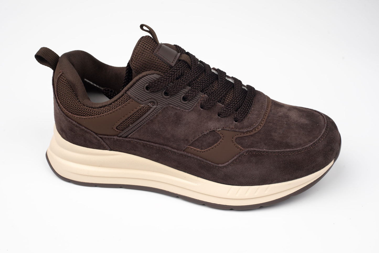 Adidași damă piele naturală întoarsă BETINA 26-108 Maro (36-41)