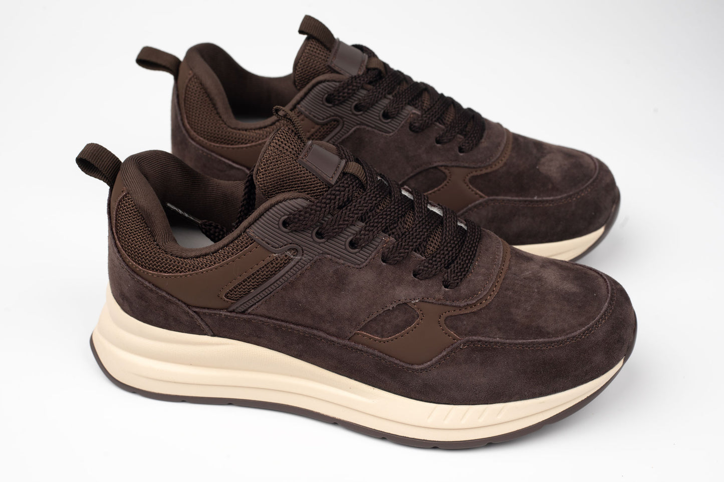 Adidași damă piele naturală întoarsă BETINA 26-108 Maro (36-41)