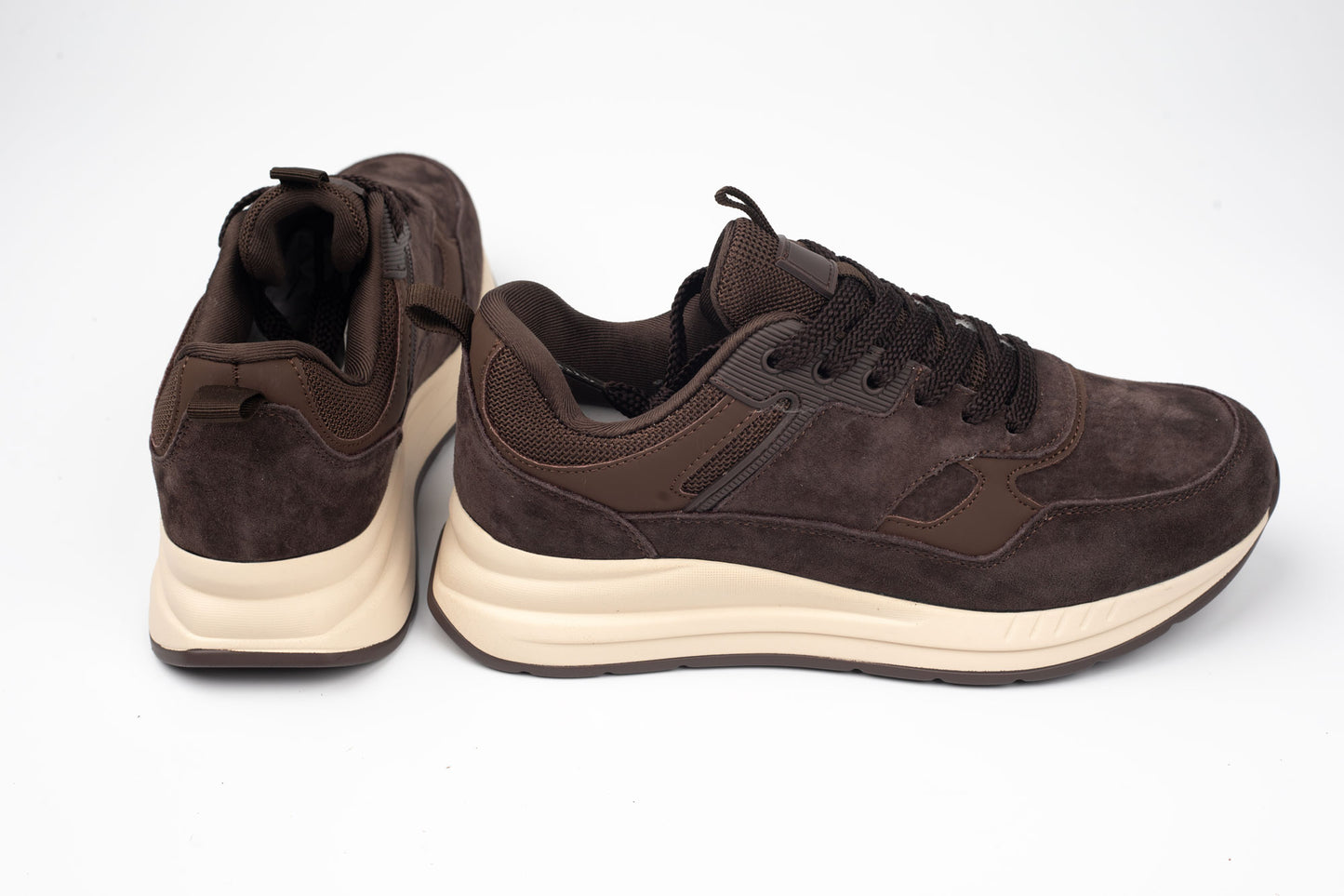 Adidași damă piele naturală întoarsă BETINA 26-108 Maro (36-41)