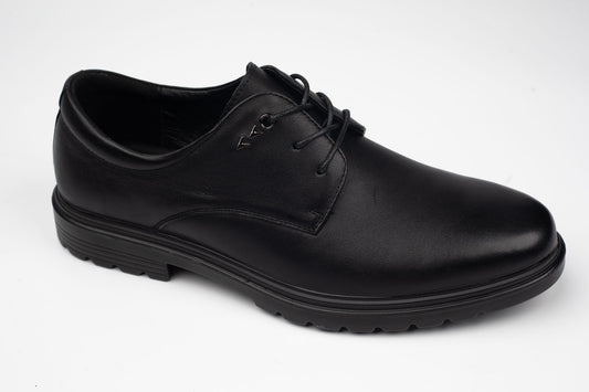 Pantofi bărbați piele naturală JOHAN 2104-3 Negru