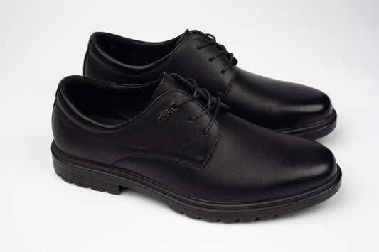Pantofi bărbați piele naturală JOHAN 2104-3 Negru