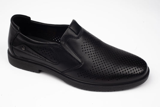 Pantofi bărbați piele naturală JOHAN 2405-19 N perf