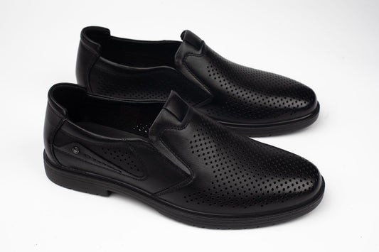 Pantofi bărbați piele naturală JOHAN 2405-19 N perf