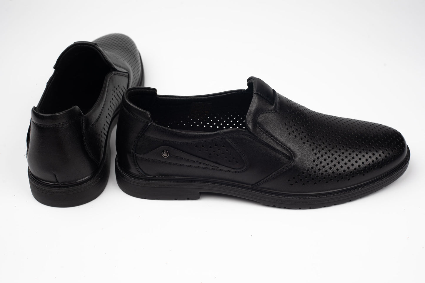 Pantofi bărbați piele naturală JOHAN 2405-19 N perf