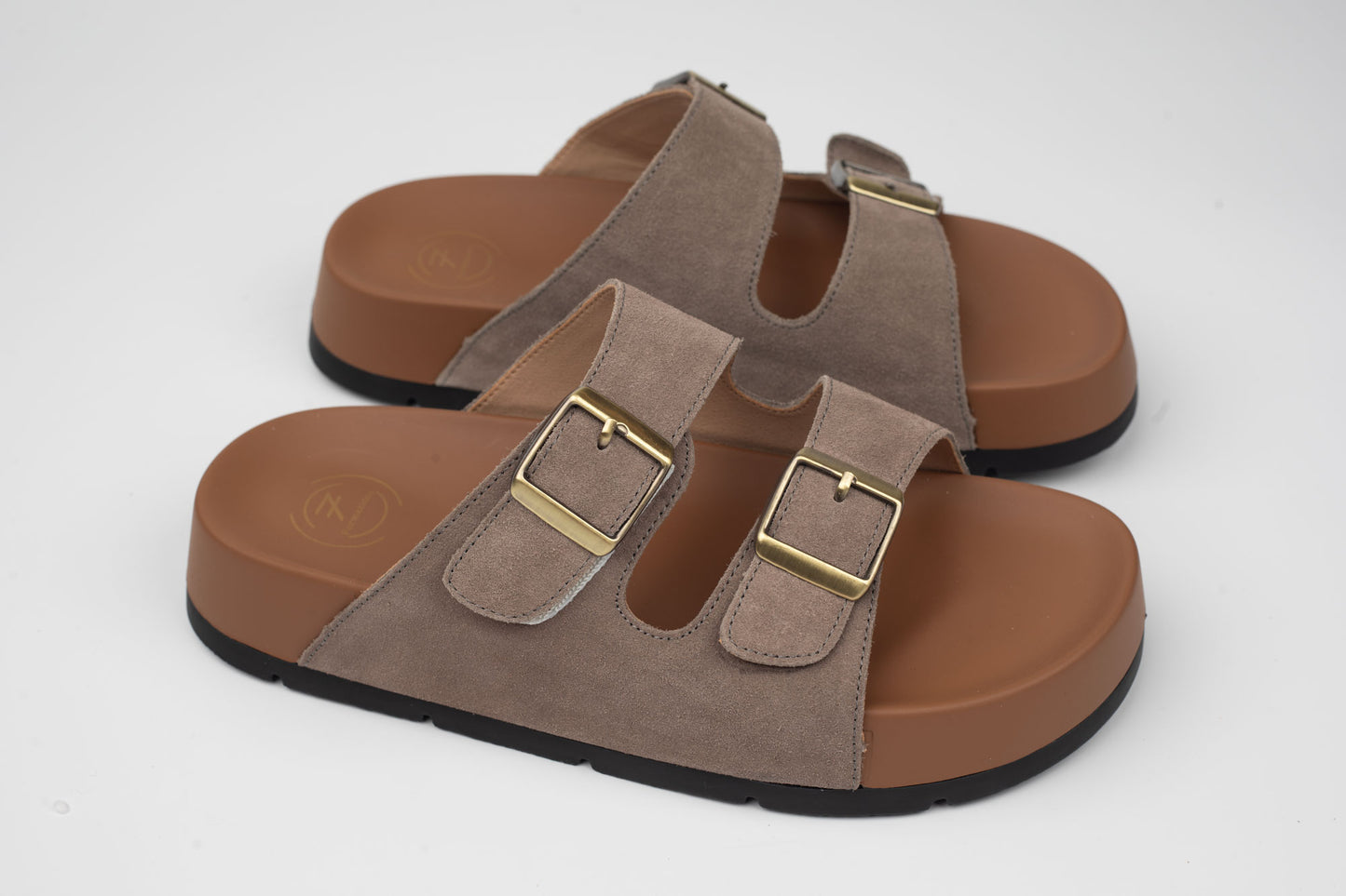 Saboți damă piele naturală FORMAZIONE 2558 Grey