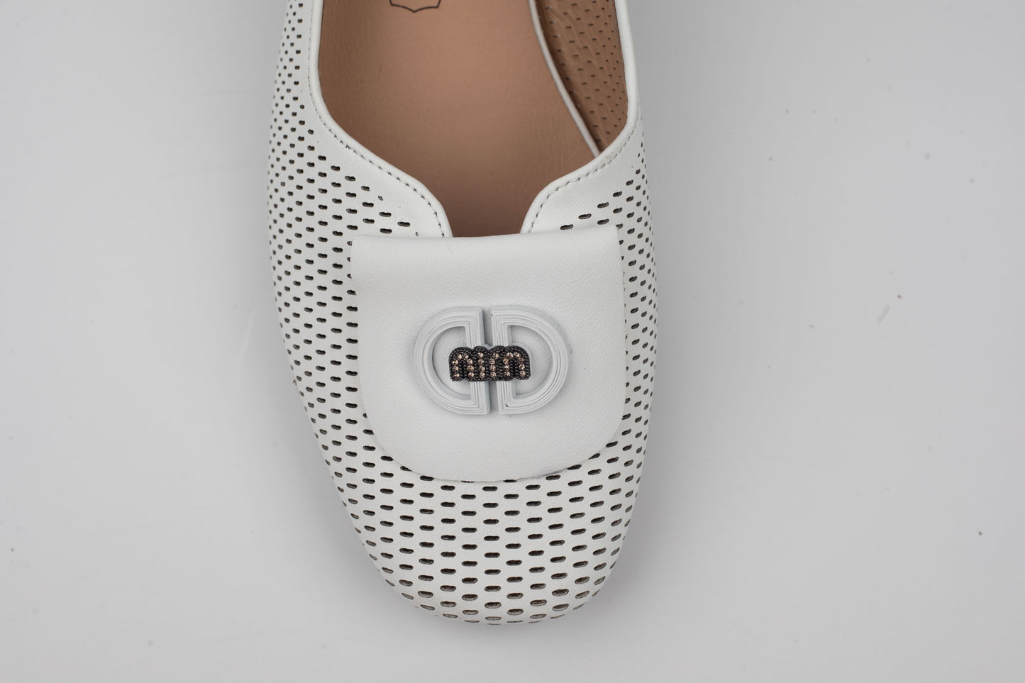 Pantofi damă piele naturală BETINA 32605 Alb