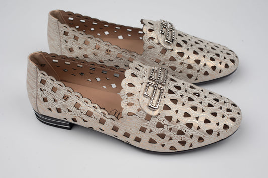 Pantofi damă piele naturală BETINA 32903 Alb au