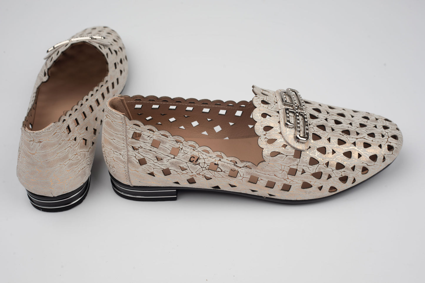Pantofi damă piele naturală BETINA 32903 Alb au