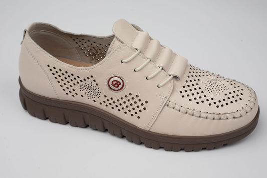 Pantofi damă piele naturală BETINA 250606 Bej