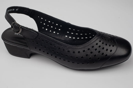 Pantofi damă piele naturală dec BETINA 89728 N