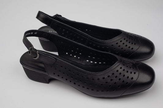 Pantofi damă piele naturală dec BETINA 89728 N