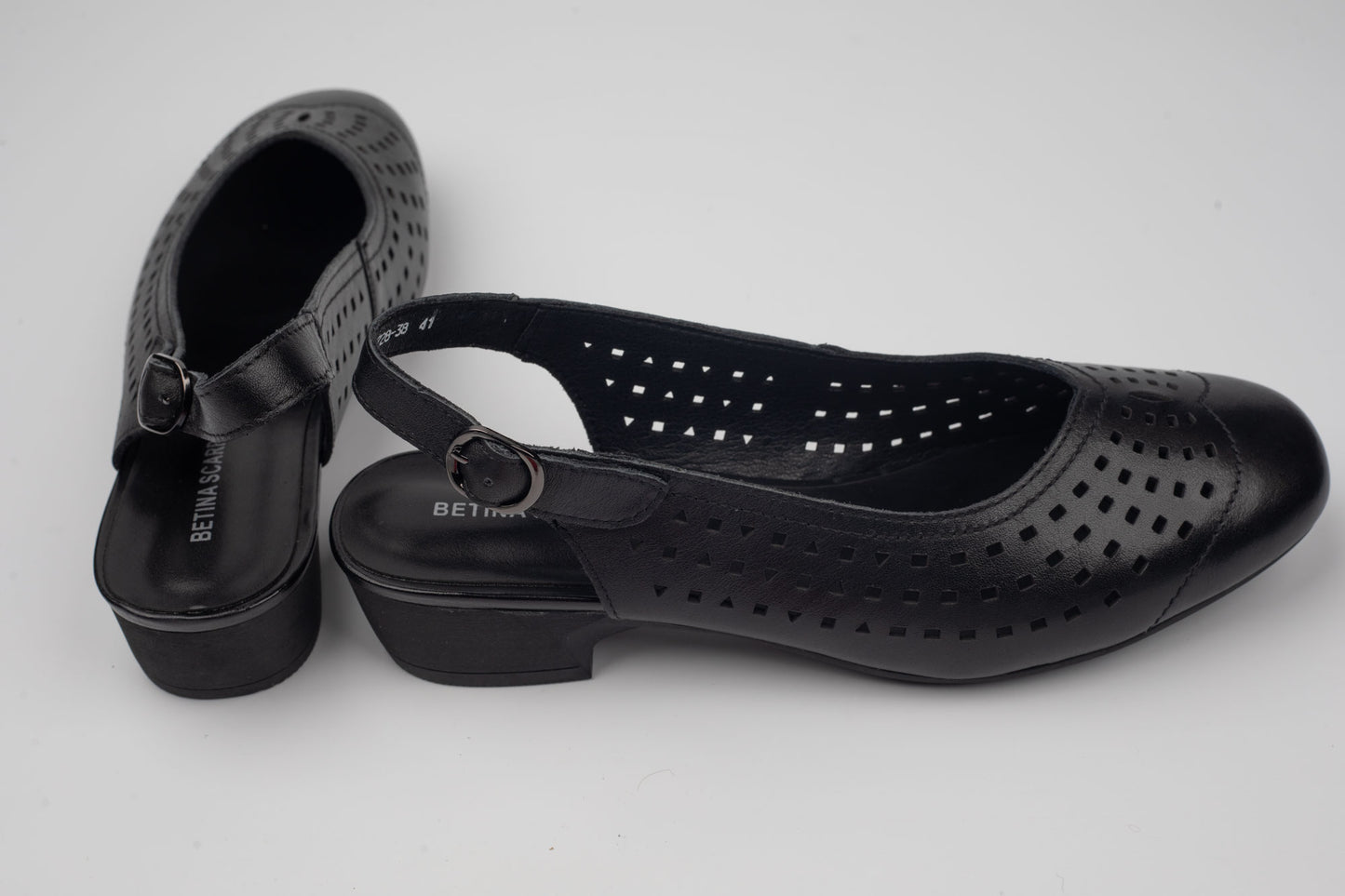 Pantofi damă piele naturală dec BETINA 89728 N