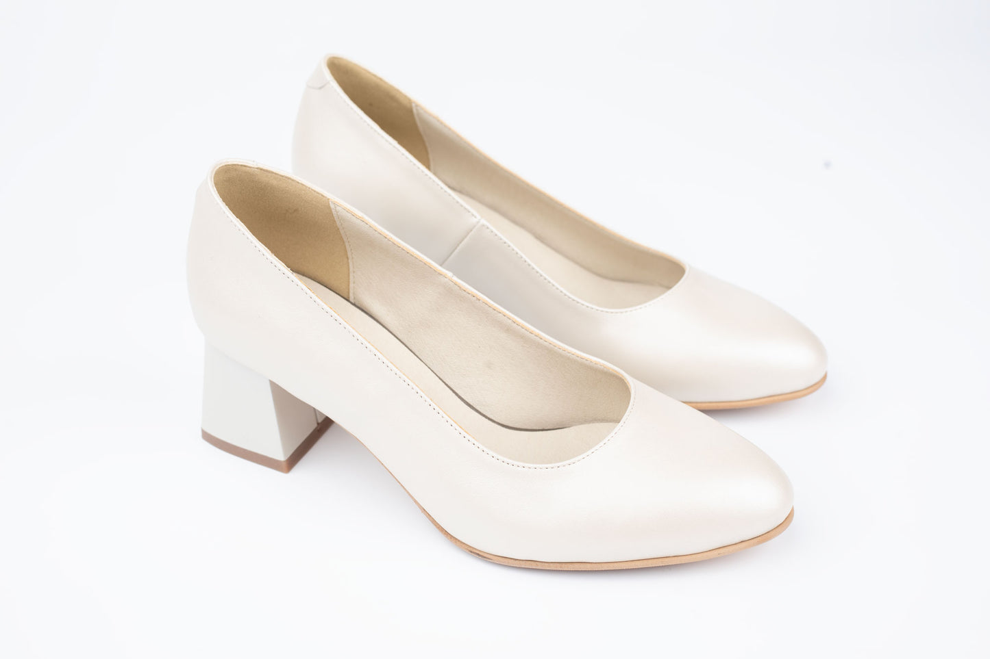 Pantofi damă piele naturală ANTONIO 798 Bej Sidef