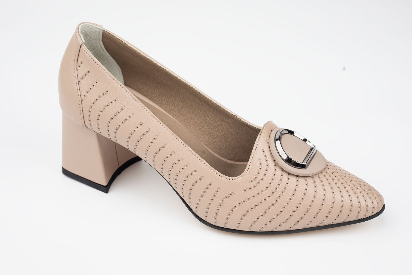 Pantofi damă piele naturală LSD 718 Vizon