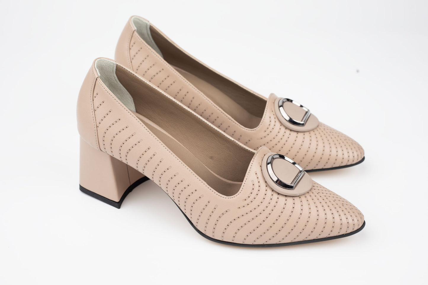 Pantofi damă piele naturală LSD 718 Vizon