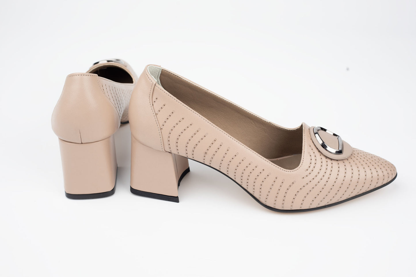 Pantofi damă piele naturală LSD 718 Vizon