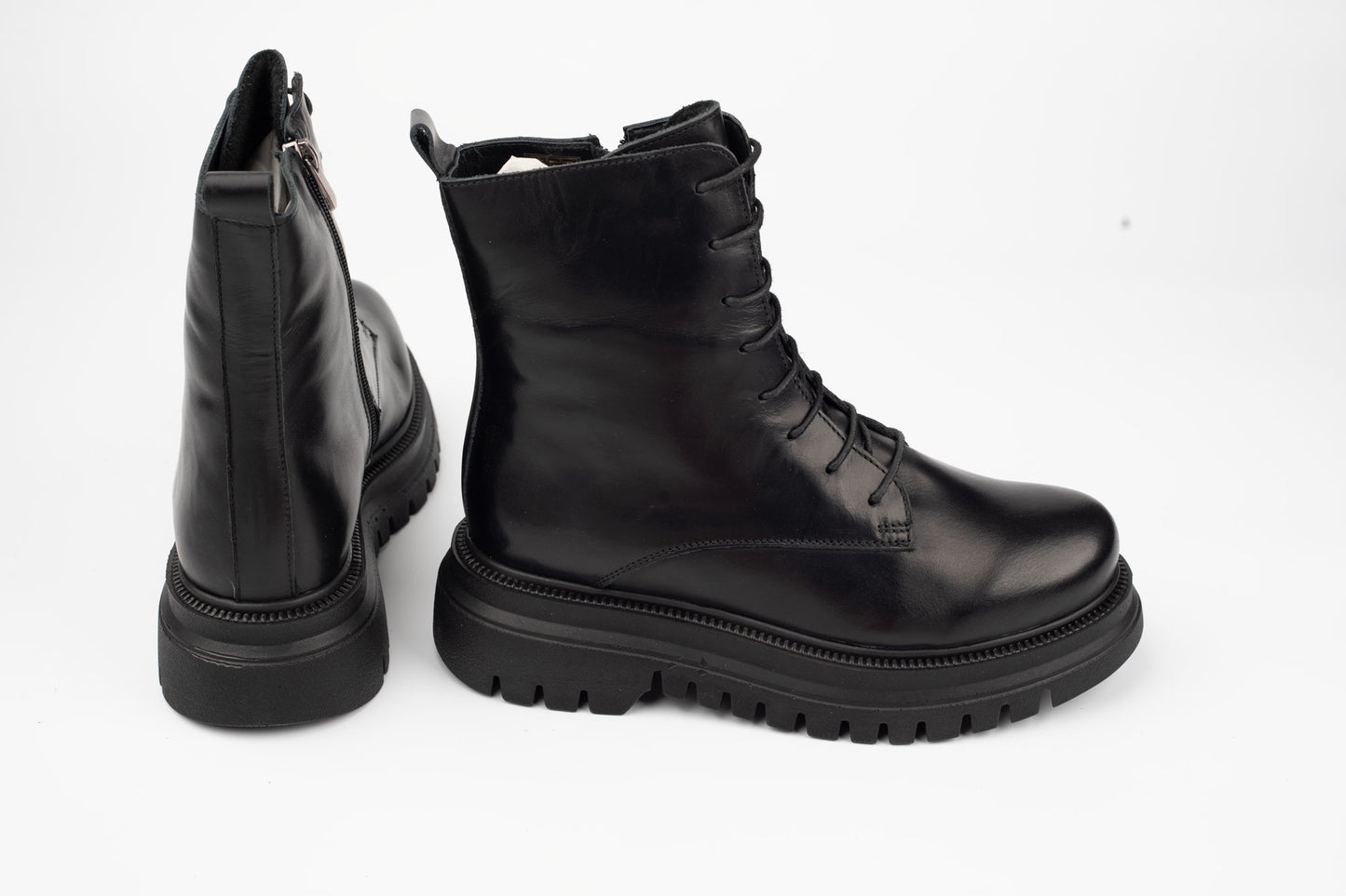 Ghete damă piele naturală PREGO 2237 N box