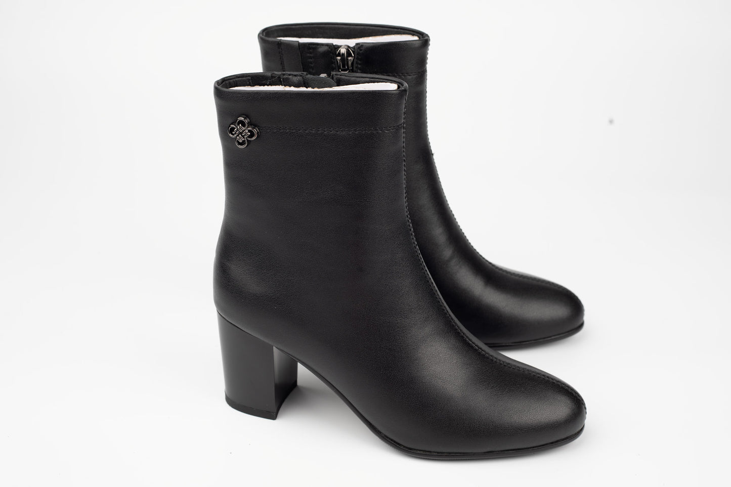 Ghete dama casual piele naturala BETINA 4321 N Box