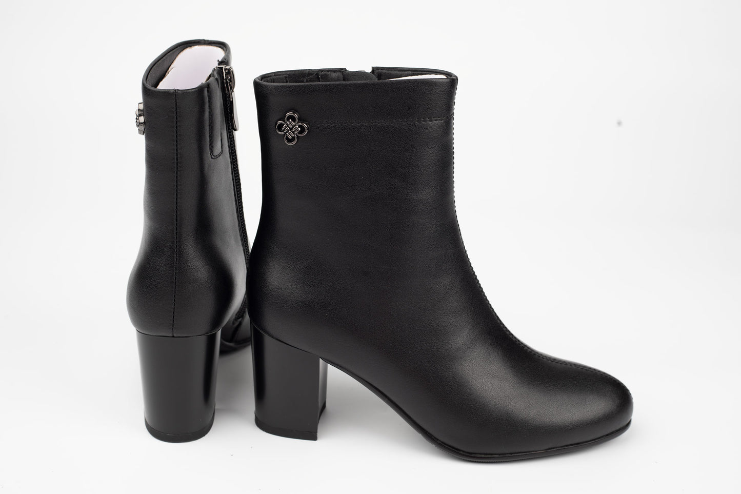 Ghete dama casual piele naturala BETINA 4321 N Box