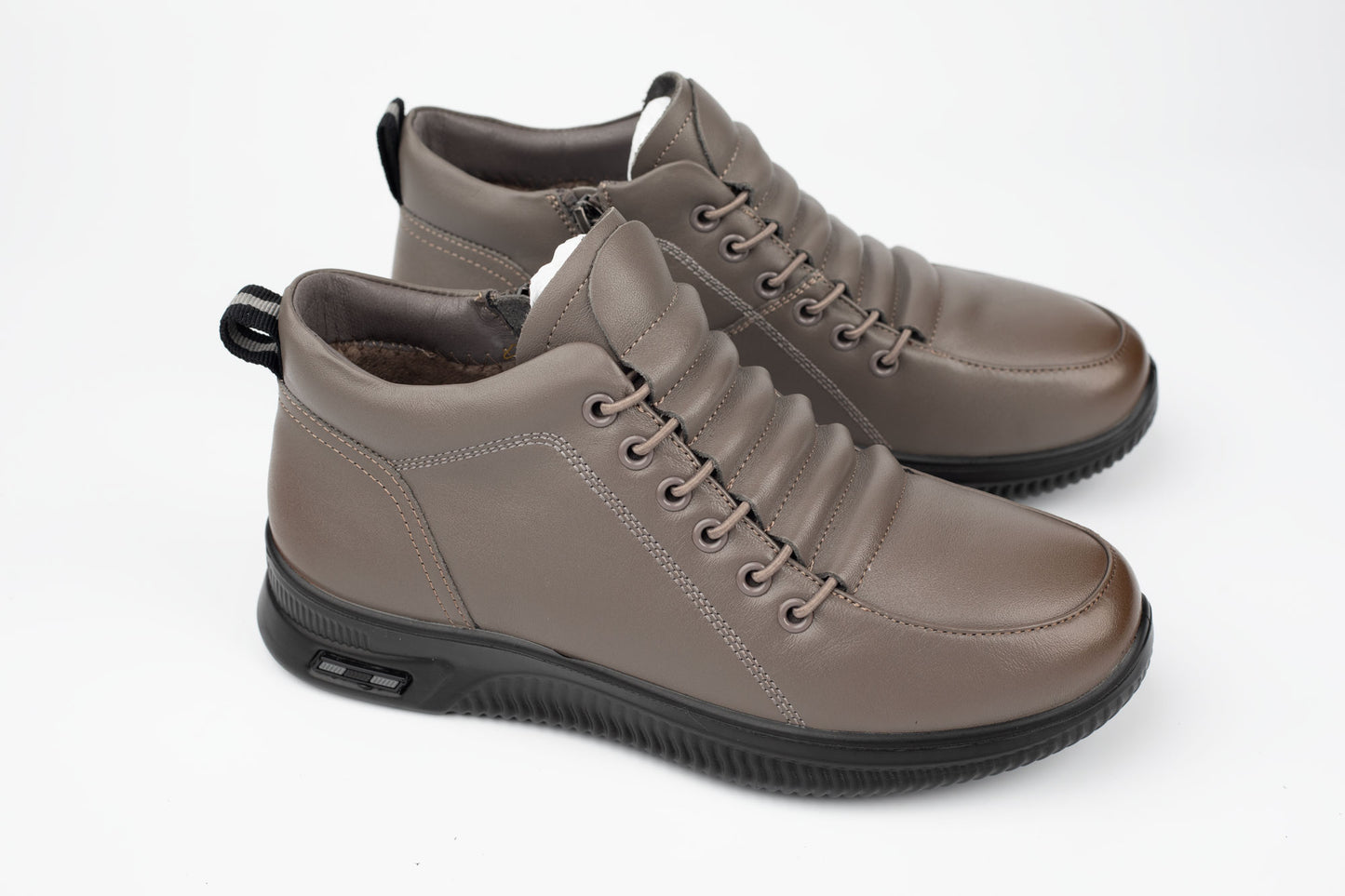 Ghete damă piele naturală BETINA 6901 Grey