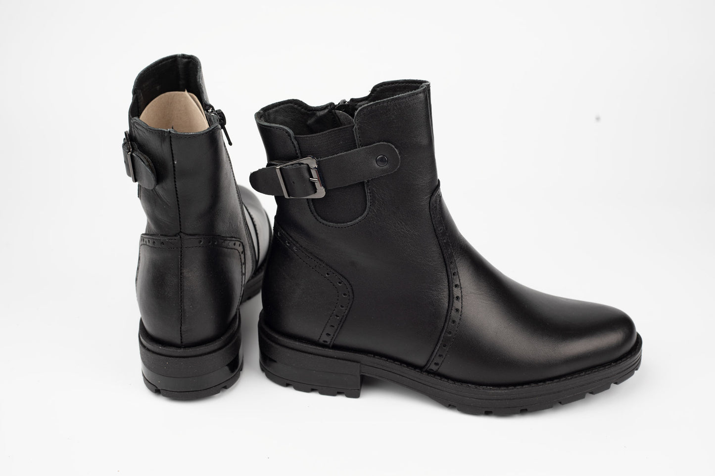 Ghete damă piele naturală ADELINE Rox N Box