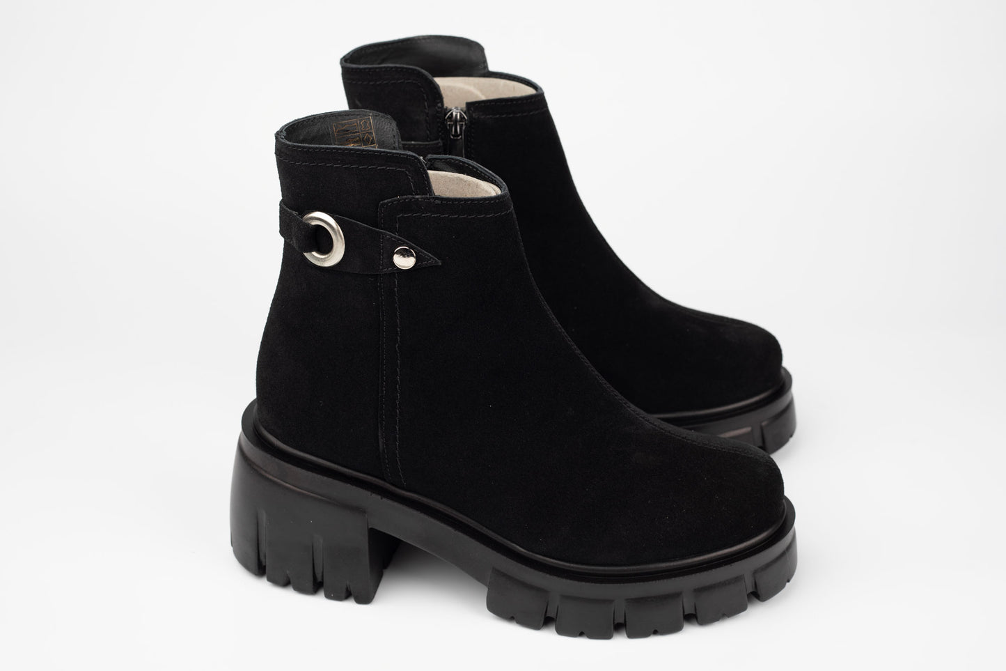 Ghete damă piele naturală PREGO 2345 N Vel