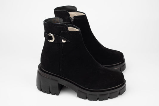 Ghete damă piele naturală PREGO 2345 N Vel