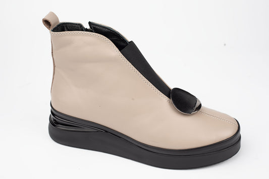 Ghete damă piele naturală DOGATI 934428 Vizon