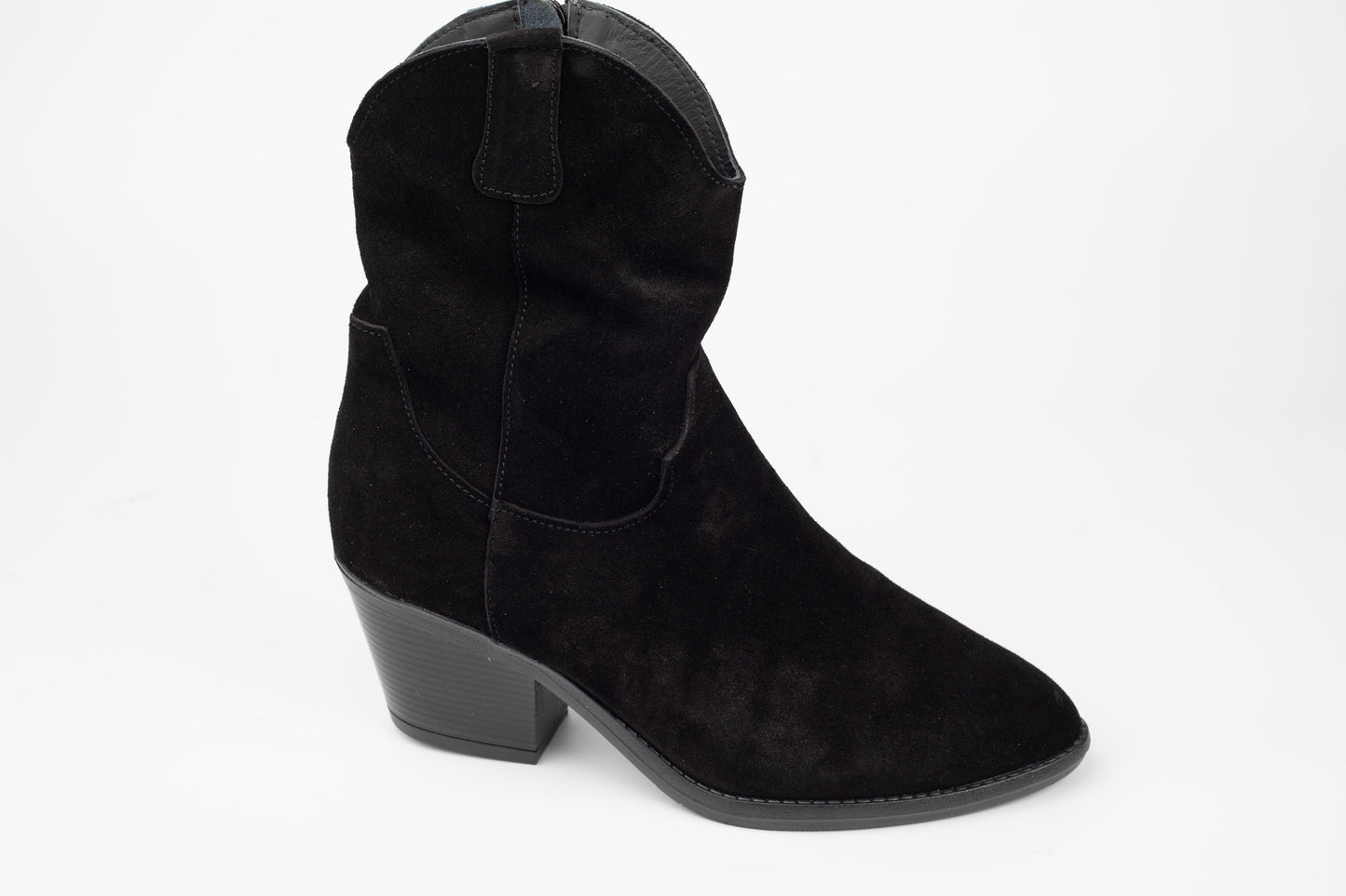 Ghete dama piele naturală întoarsă PERLA 3518 N vel