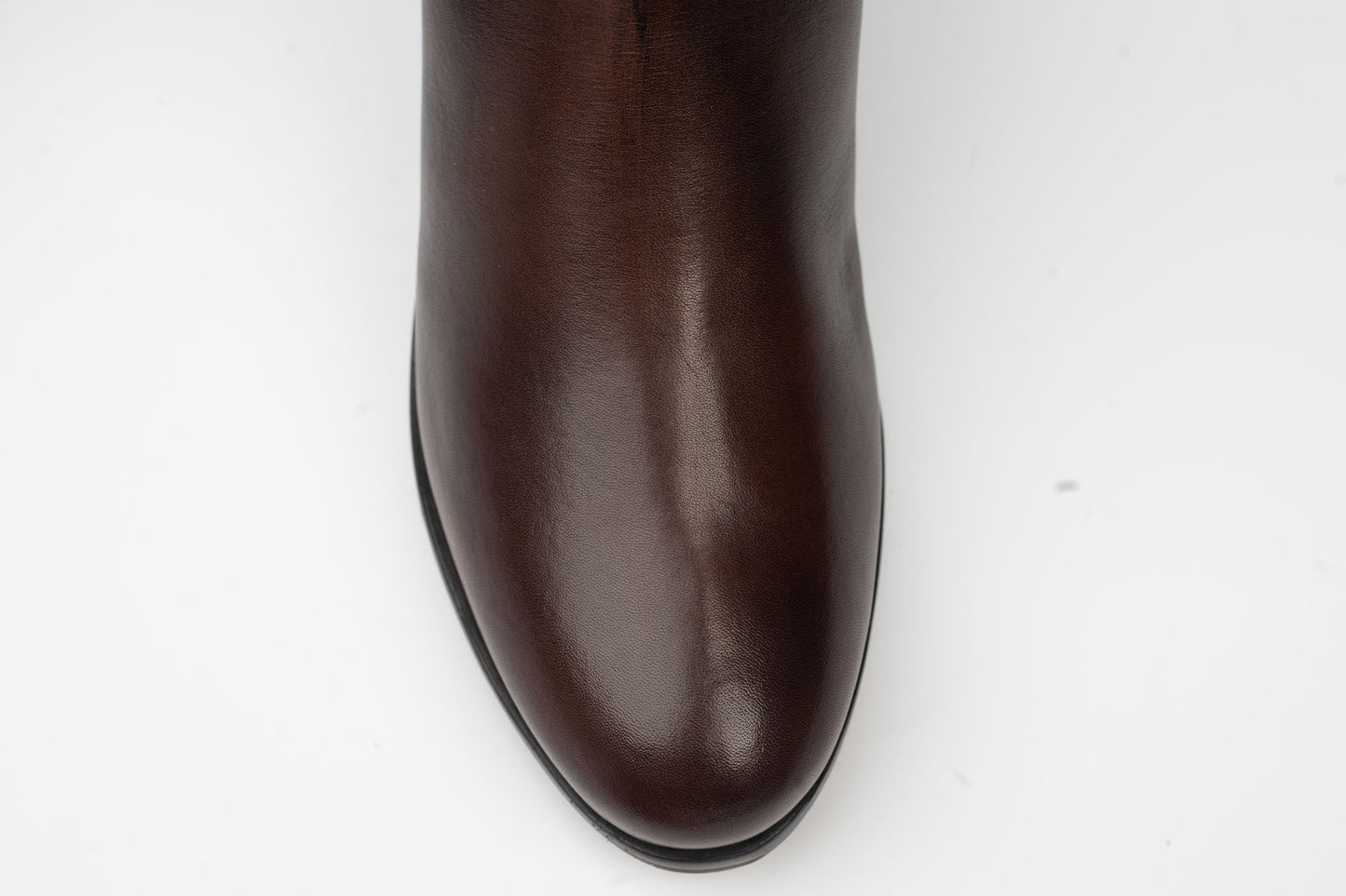 Women's genuine leather boots ANNA VIOTI 62233 Box brown