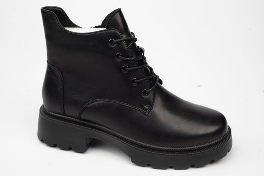 Women's boots made of genuine leather ANNA VIOTI 10653 N box